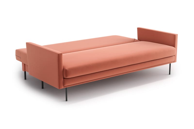 Sovesofa Nauro 3-seter - Rosa - 3 seters sovesofa