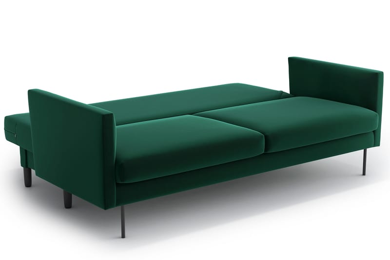 Sovesofa Nordquist 3-sits - Grønn - 3 seters sovesofa