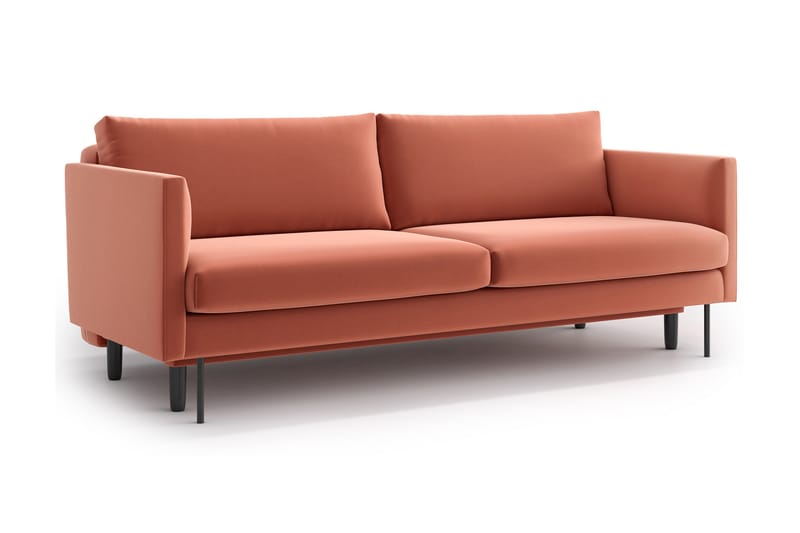 Sovesofa Nordquist 3-sits - Rosa - 3 seters sovesofa