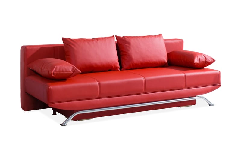 Sovesofa Olier 200x100x85 cm - Skinnsofaer - 3 seters sovesofa