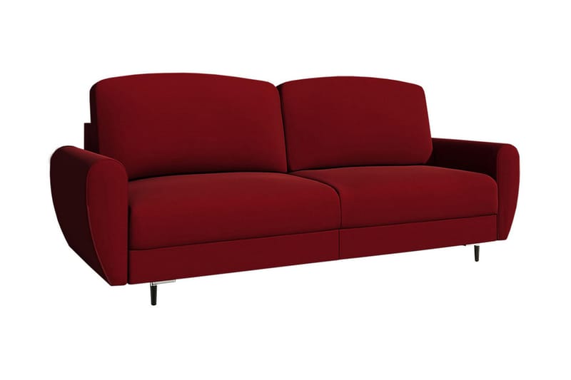 Sovesofa Silvia 226x98x95 cm - Fløyelssofaer - 3 seters sovesofa