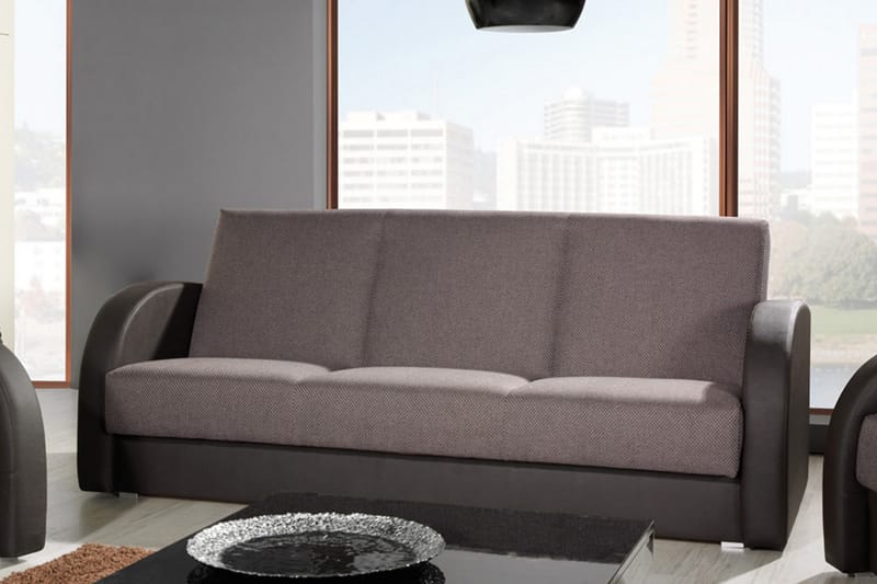 Sovesofa Spuare 222x90x88 cm - Skinnsofaer - 3 seters sovesofa