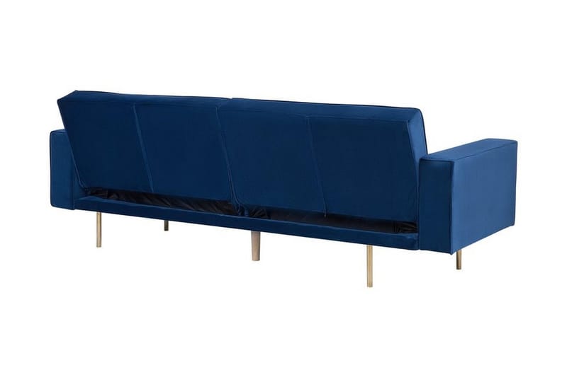 Sovesofa Visnes 218 cm - Blå - 3 seters sovesofa