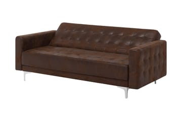 Sovesofa Westerleigh - Brun - Møbler - Sofaer - Sovesofaer - 3 seters sovesofa