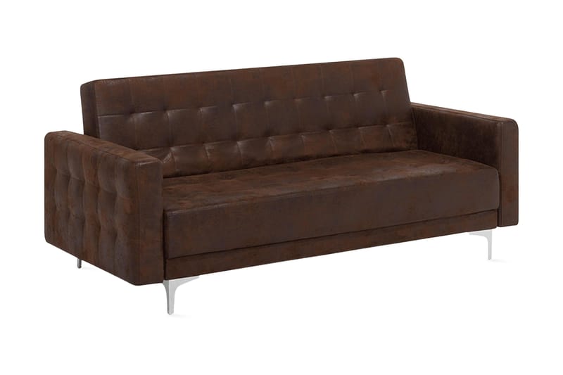 Sovesofa Westerleigh - Brun - Møbler - Sofaer - Sovesofaer - 3 seters sovesofa