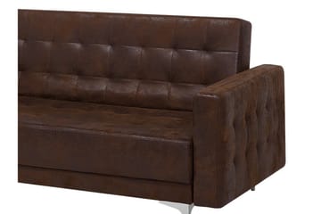 Sovesofa Westerleigh - Brun - Møbler - Sofaer - Sovesofaer - 3 seters sovesofa