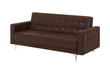 Sovesofa Westerleigh - Brun - Møbler - Sofaer - Sovesofaer - 3 seters sovesofa