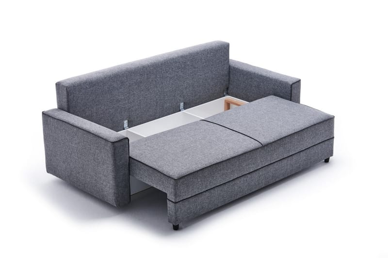 Sovesofa Windwhistle 3-seters 185x150 - Grå - 3 seters sovesofa