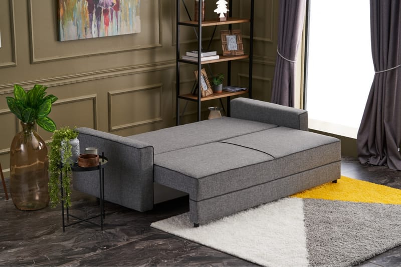 Sovesofa Windwhistle 3-seters 185x150 - Grå - 3 seters sovesofa