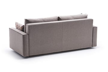 Sovesofa Windwhistle 3-seters 185x150 - Krem - Møbler - Sofaer - Sovesofaer - 3 seters sovesofa