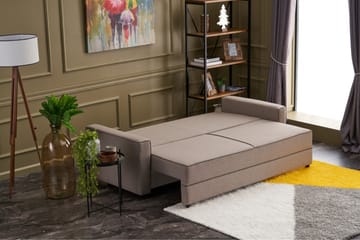 Sovesofa Windwhistle 3-seters 185x150 - Krem - Møbler - Sofaer - Sovesofaer - 3 seters sovesofa