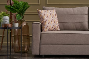 Sovesofa Windwhistle 3-seters 185x150 - Krem - Møbler - Sofaer - Sovesofaer - 3 seters sovesofa