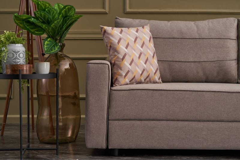 Sovesofa Windwhistle 3-seters 185x150 - Krem - Møbler - Sofaer - Sovesofaer - 3 seters sovesofa