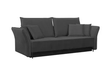Staffin 3-sits Bäddsoffa Dark grey - Møbler - Sofaer - Sovesofaer - 3 seters sovesofa