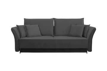 Staffin 3-sits Bäddsoffa Dark grey - Møbler - Sofaer - Sovesofaer - 3 seters sovesofa