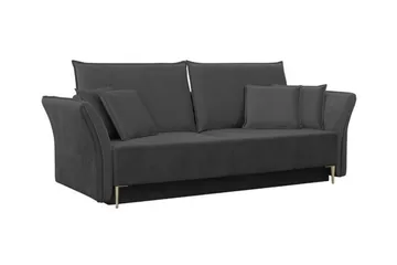 Staffin 3-sits Bäddsoffa Dark grey - Møbler - Sofaer - Sovesofaer - 3 seters sovesofa