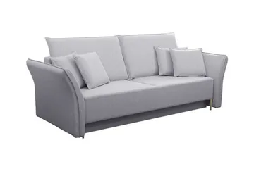 Staffin 3-sits Bäddsoffa Ljusgrå - Møbler - Sofaer - Sovesofaer - 3 seters sovesofa