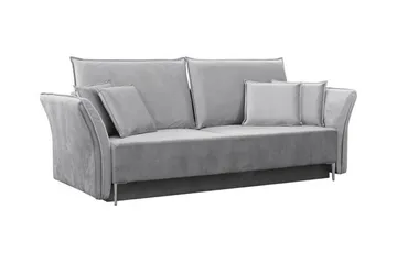 Staffin 3-sits Bäddsoffa Ljusgrå - Møbler - Sofaer - Sovesofaer - 3 seters sovesofa