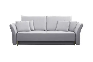 Staffin 3-sits Bäddsoffa Ljusgrå - Møbler - Sofaer - Sovesofaer - 3 seters sovesofa