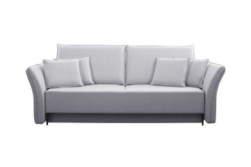 Staffin 3-sits Bäddsoffa NO_BRAND Ljusgrå - Møbler - Sofaer - Sovesofaer - 3 seters sovesofa