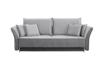 Staffin 3-sits Bäddsoffa NO_BRAND Ljusgrå - Møbler - Sofaer - Sovesofaer - 3 seters sovesofa