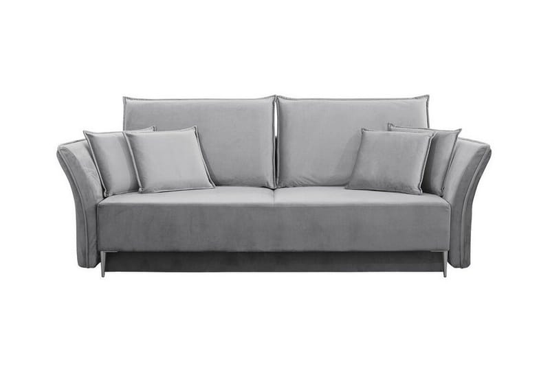 Staffin 3-sits Bäddsoffa NO_BRAND Ljusgrå - Møbler - Sofaer - Sovesofaer - 3 seters sovesofa
