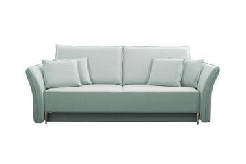 Staffin 3-sits Bäddsoffa NO_BRAND White - Møbler - Sofaer - Sovesofaer - 3 seters sovesofa