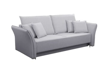 Staffin 3-sits Bäddsoffa NO_BRAND White - Møbler - Sofaer - Sovesofaer - 3 seters sovesofa