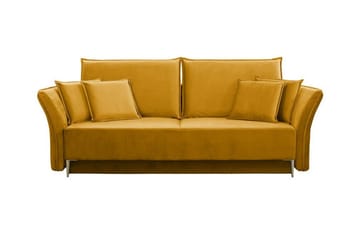 Staffin 3-sits Bäddsoffa NO_BRAND Yellow - Møbler - Sofaer - Sovesofaer - 3 seters sovesofa