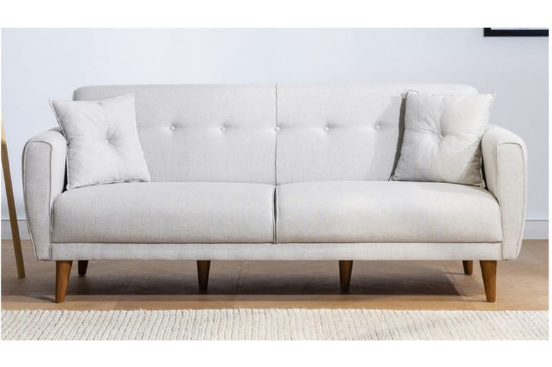 Tamatha Sovesofa 3-seter - Beige - Møbler - Sofaer - Sovesofaer - 3 seters sovesofa
