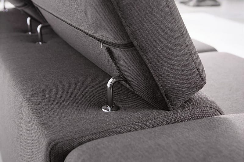 View Sovesofa 3-seter med Sjeselong Venstre - Lysegrå - Møbler - Sofaer - Sovesofaer - Langsgående sovesofa