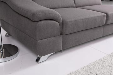 View Sovesofa 3-seter med Sjeselong Venstre - Lysegrå - Møbler - Sofaer - Sovesofaer - Langsgående sovesofa