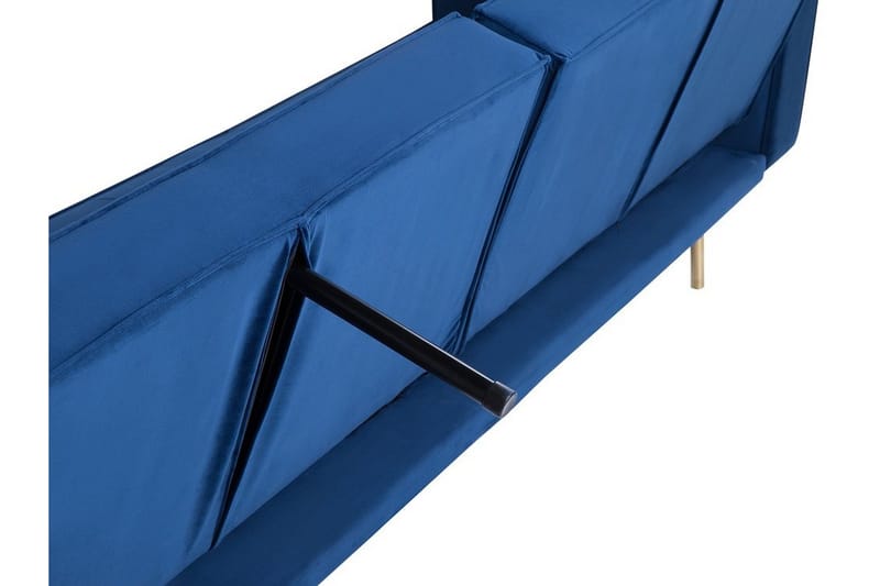 Visnes Sovesofa 218 cm - Blå - Møbler - Sofaer - Sovesofaer - 3 seters sovesofa