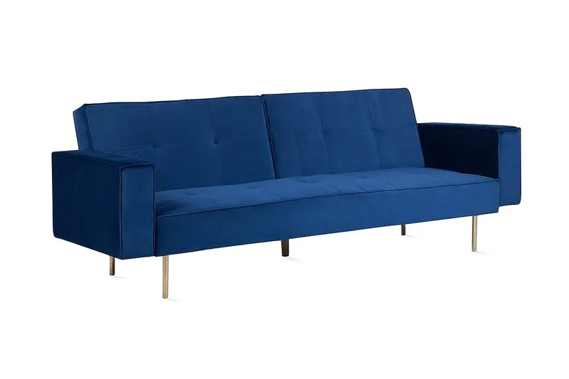 Visnes Sovesofa 218 cm - Blå - Møbler - Sofaer - Sovesofaer - 3 seters sovesofa