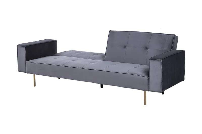 Visnes Sovesofa 218 cm - Grå - Møbler - Sofaer - Sovesofaer - 3 seters sovesofa