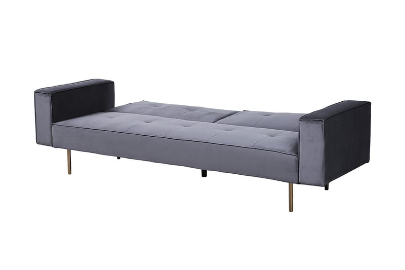 Visnes Sovesofa 218 cm - Grå - Møbler - Sofaer - Sovesofaer - 3 seters sovesofa