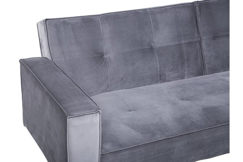 Visnes Sovesofa 218 cm - Grå - Møbler - Sofaer - Sovesofaer - 3 seters sovesofa