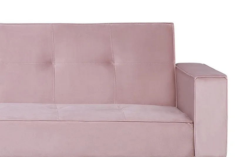 Visnes Sovesofa 218 cm - Rosa - Møbler - Sofaer - Sovesofaer - 3 seters sovesofa