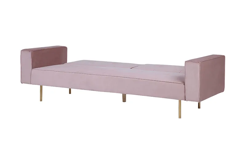 Visnes Sovesofa 218 cm - Rosa - Møbler - Sofaer - Sovesofaer - 3 seters sovesofa