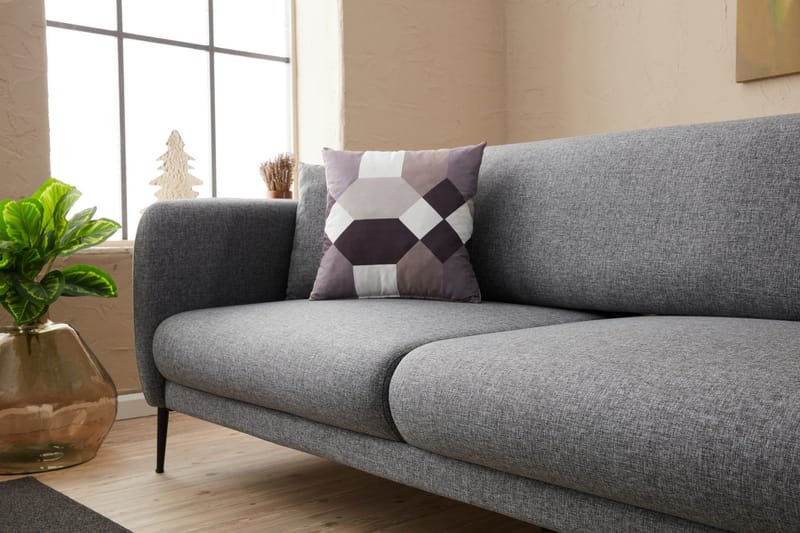 Wenus Sovesofa 3-seters 180x90 cm - Grå - Møbler - Sofaer - Sovesofaer - 3 seters sovesofa