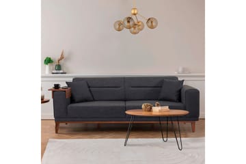 Wyong Sovesofa 3-seters 223x94 cm - Antrasitt - Møbler - Sofaer - Sovesofaer - 3 seters sovesofa