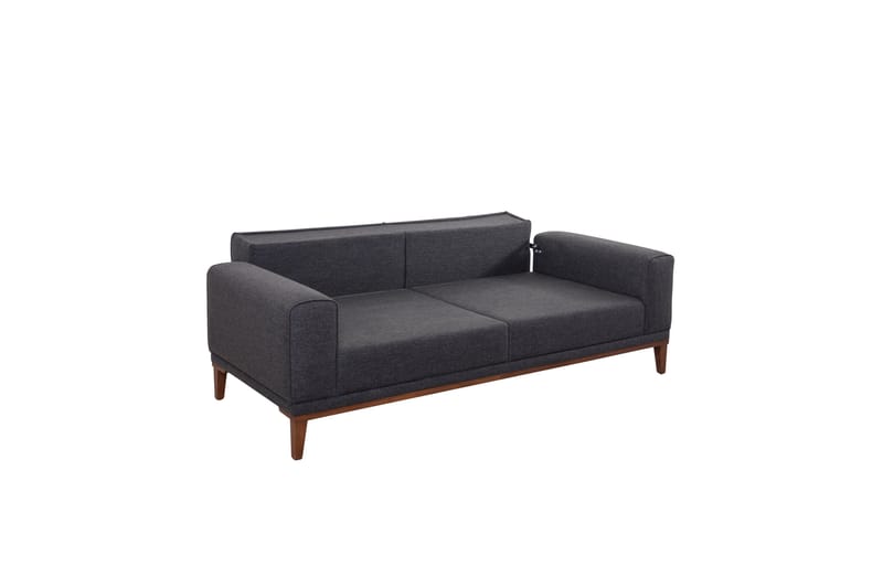 Wyong Sovesofa 3-seters 223x94 cm - Antrasitt - Møbler - Sofaer - Sovesofaer - 3 seters sovesofa