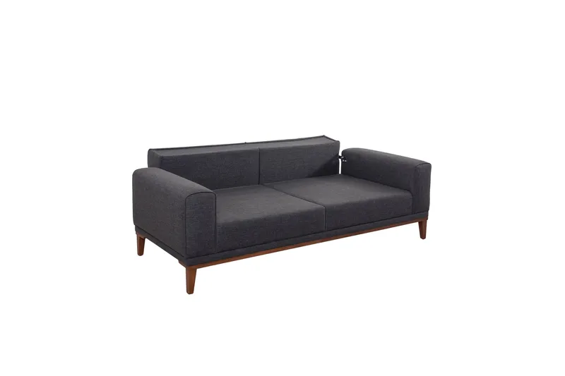 Wyong Sovesofa 3-seters 223x94 cm - Antrasitt - Møbler - Sofaer - Sovesofaer - 3 seters sovesofa