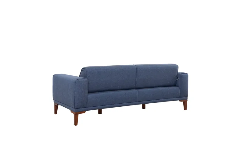 Wyong Sovesofa 3-seters 223x94 cm - Blå - Møbler - Sofaer - Sovesofaer - 3 seters sovesofa