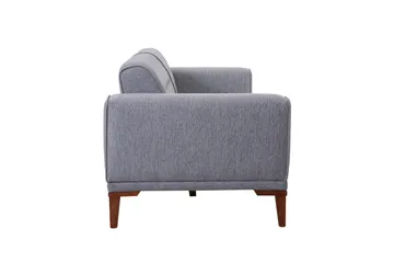 Wyong Sovesofa 3-seters 223x94 cm - Grå - Møbler - Sofaer - Sovesofaer - 3 seters sovesofa