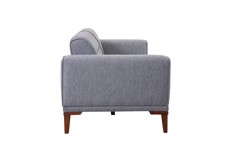 Wyong Sovesofa 3-seters 223x94 cm - Grå - Møbler - Sofaer - Sovesofaer - 3 seters sovesofa