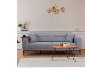 Wyong Sovesofa 3-seters 223x94 cm - Grå - Møbler - Sofaer - Sovesofaer - 3 seters sovesofa
