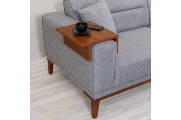 Wyong Sovesofa 3-seters 223x94 cm - Grå - Møbler - Sofaer - Sovesofaer - 3 seters sovesofa