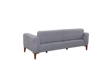 Wyong Sovesofa 3-seters 223x94 cm - Grå - Møbler - Sofaer - Sovesofaer - 3 seters sovesofa