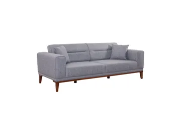 Wyong Sovesofa 3-seters 223x94 cm - Grå - Møbler - Sofaer - Sovesofaer - 3 seters sovesofa